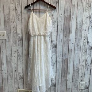 Vintage Lizzy & Johnny white dress size sm…